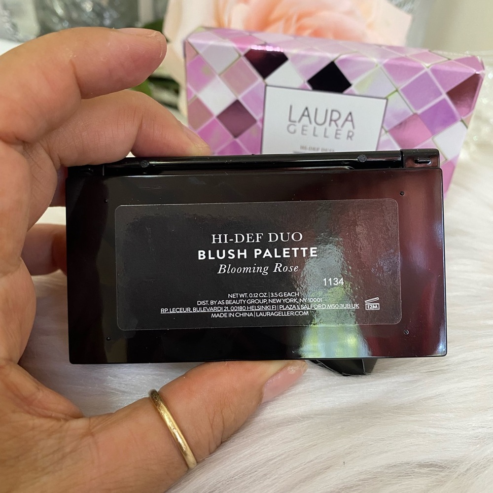 LAURA GELLER HI DEF DUO BLUSH PALETTE BLOOMING ROSE - Picture 6 of 8
